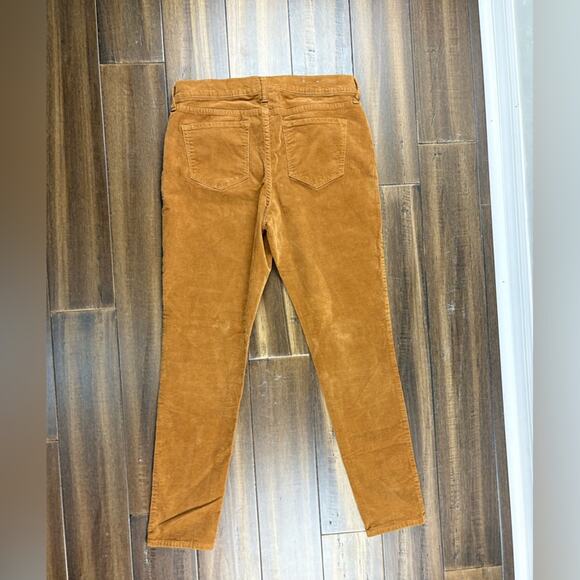 Size 10 Old Navy Tan/Golden Brown Rockstar High Rise Corduroy Pants Slacks - Picture 8 of 9
